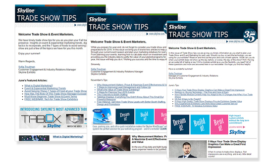 Skyline Trade Show Tips archive