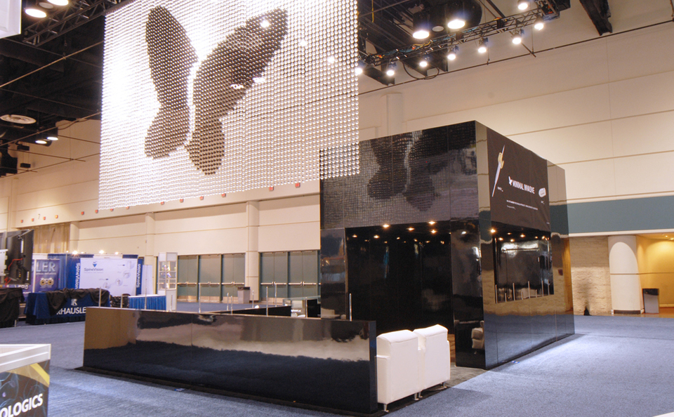 spineart new york trade show skyline butterfly