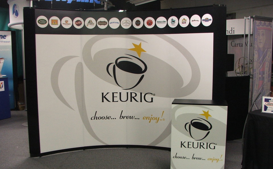 Skyline Northeast Keurig trade show backwall