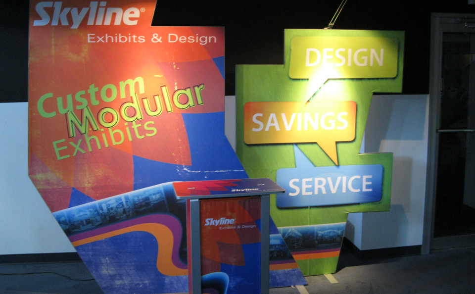 Skyline Northeast trade show backwall
