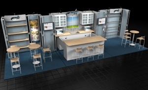 Allstar Marketing trade show booth